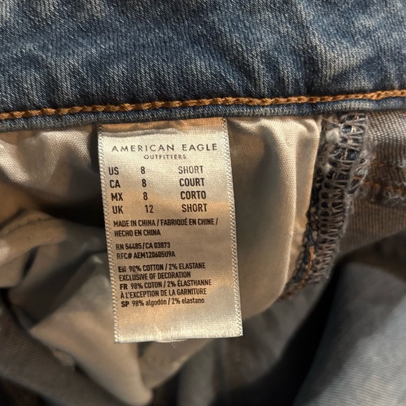 American Eagle Outfitters Distressed Blue Skinny Jeans - Picture 5 of 6